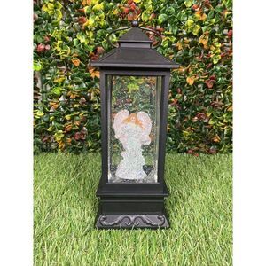 Ednacele Musical Snow Light Xmas Angel Lantern Plays Ring Christmas Bells TESTED